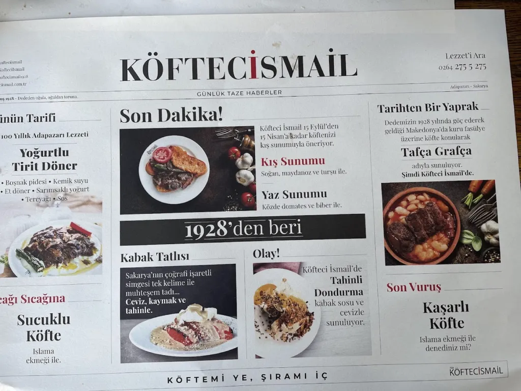 Köfteci İsmail – Sapanca Islama Köfte
