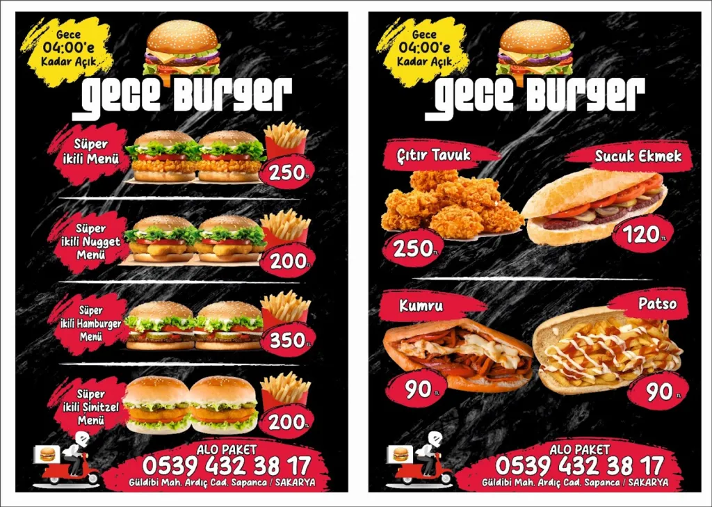Geceburger – Sapanca Hamburger